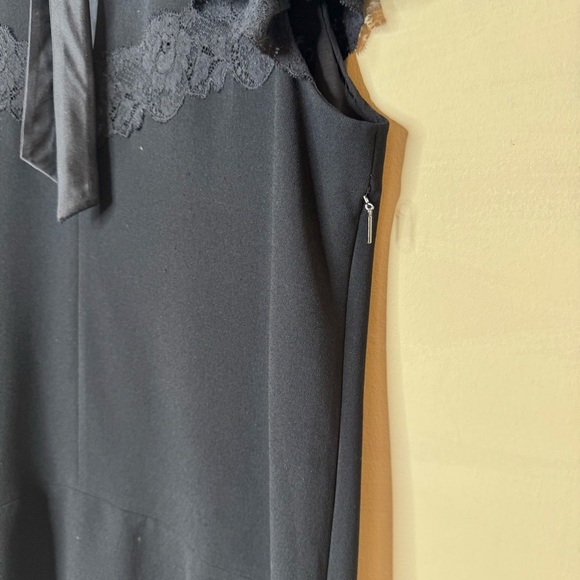 Rebecca Taylor Womens Sleeveless Crepe Lace Dress size 4 - Picture 7 of 13